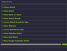 Tablet Screenshot of 17jewel.com